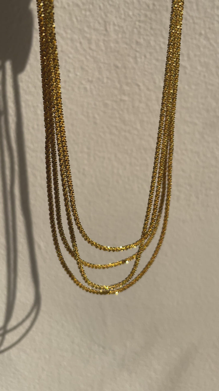 Rock Gold Necklace